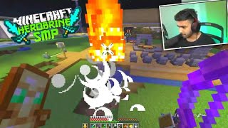 Herobrine smp team fights day 11 epic momment [upl. by Nnyletak]