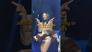 JENNIE SKIRT WAS FLYING IN BORNPINK CONCERT😂jennieblackpinkshort [upl. by Naig491]