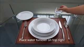 How to Set a Casual Dinner Table by Noritake Australia [upl. by Nikola]