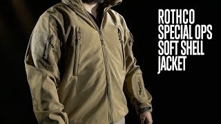 Special Ops Tactical Soft Shell Jacket  Rothco Product Breakdown [upl. by Lilias155]