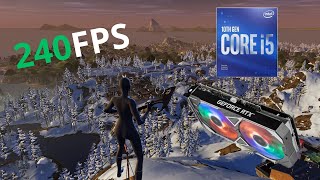 FORTNITE  RTX 3050  INTEL i5 10400F Low MESH 1920x1080  CHAPTER 5 SEASON 1  Performance Mode [upl. by Berga69]