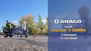 2Component Striping with the LineLazer V 200 MMA [upl. by Lezah425]