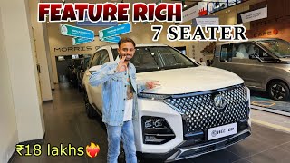 MG Hector Plus 🔥  Best 7 Seater Under ₹20 Lakh  Top End luxury in Budget [upl. by Carine]