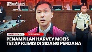 Penampilan Harvey Moeis Tetap Klimis di Sidang Perdana Tak Nampak Sandra Dewi Menemani [upl. by Ingraham319]