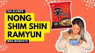 NONGSHIM SHIN RAMYUN  Instant NoodleRamen Review [upl. by Urson708]