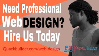 Best Website Design Company  Professional Web Designer  Quack Builder  Web Designer Near Me [upl. by Nereids]