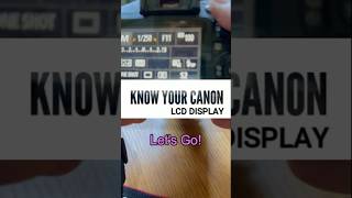 Get to Know Your Canon DSLR LCD Screen in 30 Seconds [upl. by Noyek]