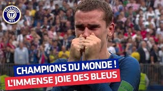 Coupe du monde  la joie des Bleus après la victoire [upl. by Eronaele]