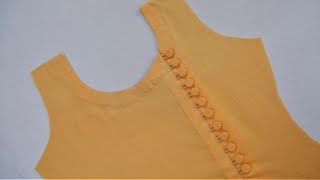 Very Stylish And Easy Neck Design Cutting And Stitching [upl. by Nitneuq]