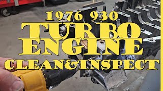 Porsche 1976 Turbo Engine Clean And Inspect [upl. by Ide]