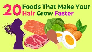 20 Foods That Make Your Hair Grow Faster  VisitJoy [upl. by Haroun]