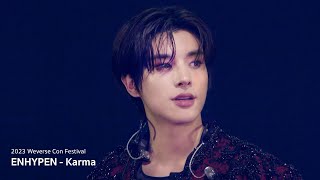 Karma Stage Cam  2023 Weverse Con Festival  ENHYPEN 엔하이픈 [upl. by Penrose]