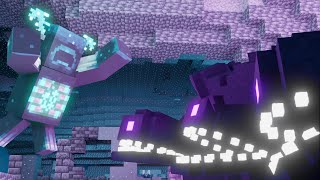 Warden vs Wither Storm Minecraft Animation [upl. by Buchbinder]