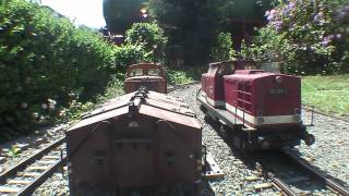 Fahrtag auf der Gartenbahn in Werdau [upl. by Kiah]