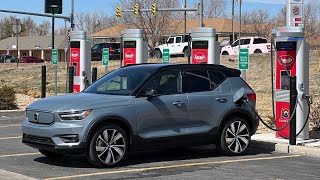 2022 Volvo XC40 Recharge 70MPH Highway EV Range Test  Twin Ultimate [upl. by Yeslehc515]