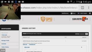 Shasso amp offgamers online gift card shop PSA [upl. by Loralie]