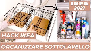 ORGANIZZARE LA CUCINA CON IKEA  Organizziamo il SOTTOLAVELLO  IKEA HACK [upl. by Eiramyma]