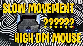 Slow Movement on High Dpi Mouse [upl. by Ailices280]