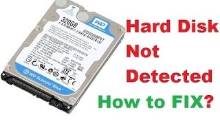 Hard Disk Not Detected HOW TO FIX 2024 [upl. by Melany596]