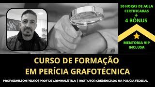 CURSO DE PERICIA GRAFOTÉCNICA [upl. by Odragde538]