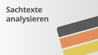 Sachtexte analysieren – einen Schluss schreiben  Deutsch  Textanalyse und interpretation [upl. by Anselmi]