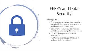 FERPA Training Data Sharing Project [upl. by Gowon841]