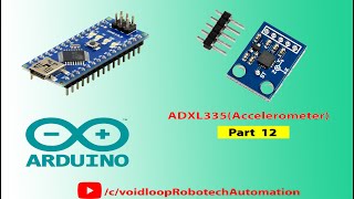 12 ADXL335 Accelerometer with Arduino [upl. by Gaskin380]