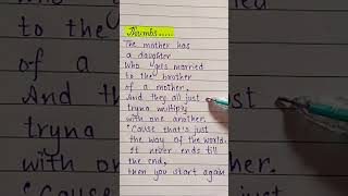 Thumbs lyrics 👍💜 lyrics music song [upl. by Marra]