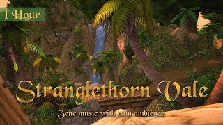 Stranglethorn Vale Music amp Rain Ambience 1 hour World of Warcraft for Relaxing Sleep Meditation [upl. by Marlee]