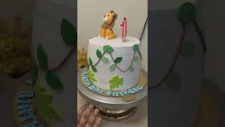 Lion Cake cake cakedesign cakedecorating shorts youtubeshorts viral viralshotrs trending [upl. by Nohtan494]