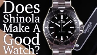 Shinola Lake Superior Monster Review  Is This Dive Watch quotGood Valuequot  A New Design Worth Notice [upl. by Ceporah]