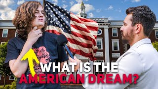 Do College Students Still Believe in the American Dream [upl. by Ihsoyim239]