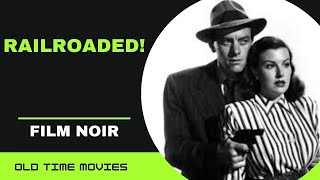 Railroaded 1947 Film Noir Crime Drama Full Length Movie 720p [upl. by Astto]