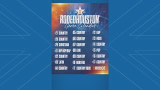 RodeoHouston unveils genre calendar for 2024 Star Entertainer lineup [upl. by Yelnikcm]