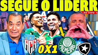 PALMEIRAS RUMO AO TRI BOTAFOGO PIPOCA E O PALMEIRAS É O LIDER DO CAMPEONATO BRASILEIRO [upl. by Ahsikyt]