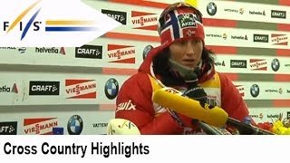 Press conference highlights skiathlon ladies Rybinsk [upl. by Katina47]