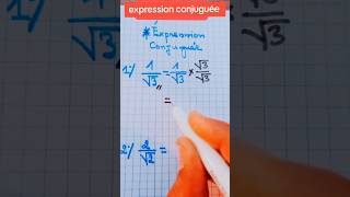 Expression conjuguer maths foryou mathematics education [upl. by Yduj]