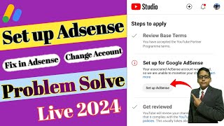 Set up adsense account for youtube  Set up adsense  Set up adsense account [upl. by Snyder]