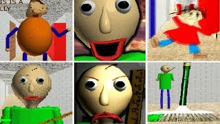 Baldis Basics in Education and Learning ALL JUMPSCARES [upl. by Annua]