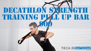 DECATHLON PULL UP BAR 900  INSTALLATION  REVIEW  TESTING  GYM  EXERCISE  TECH RISHTEDAR  2020 [upl. by Neelrahs]