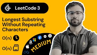 LeetCode 3 Solution in Hindi  Longest Substring Without Repeating Characters  LeetCode Playlist [upl. by Anayk148]