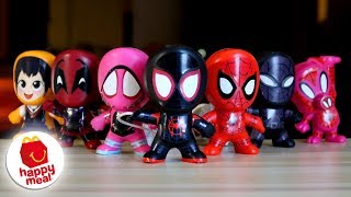 2018 Happy Meal Spiderman Into the Spiderverse  Unbox Everything Philippines [upl. by Norabel]