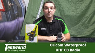 Oricom UHF2500 2 watt UHF CB Portable Radio  Water Proof [upl. by Hgieleak]