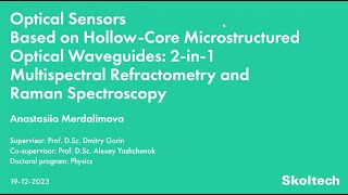 PhD Thesis Defense Anastasiia Merdalimova [upl. by Lilllie455]