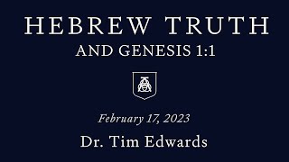 Disputatio  Dr Tim Edwards Hebrew Truth and Genesis 11 [upl. by Marijn579]