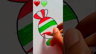 ❤️💚 Christmas Candy art christmas candy satifyingart [upl. by Ennoitna]