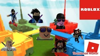 RED VS GREEN VS BLUE VS YELLOW AND AREA 51IN ROBLOX [upl. by Stace962]