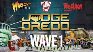 Warlord Games Judge Dredd Miniatures Game [upl. by Hoo]