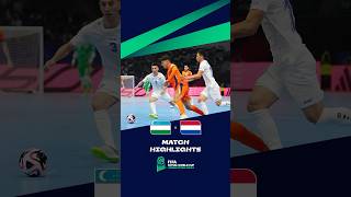 HIGHLIGHTS Uzbekistan vs Netherlands Futsal World Cup [upl. by Ahsenauj740]