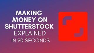 How To Make Money On Shutterstock In 2024 [upl. by Saba]